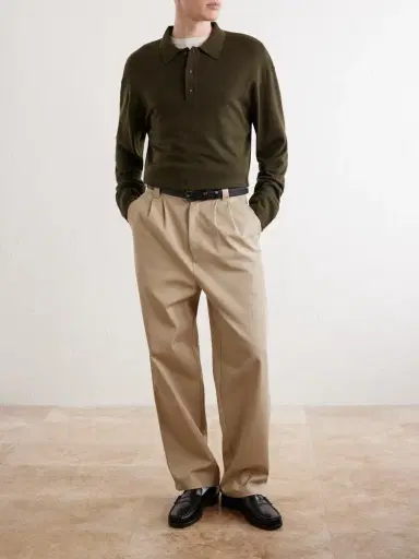 OFFICINE GÉNÉRALE Bay Merino Wool Polo Shirt - Men | Thumbnail 2 OFFICINE GÉNÉRALE Bay Merino Wool Polo Shirt - Men | Thumbnail 2