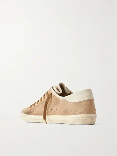 Golden Goose Soul Star Leather-Trimmed Suede Sneakers - Men | Thumbnail 4