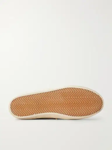 Golden Goose Super-Star Distressed Leather-Trimmed Suede Sneakers - Men | Thumbnail 3