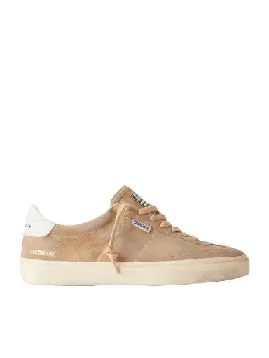 Golden Goose Super-Star Distressed Leather-Trimmed Suede Sneakers - Men | Thumbnail 1