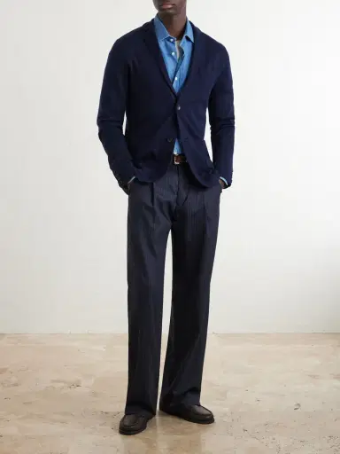 N.Peal Cashmere and Silk-Blend Cardigan - Men | Thumbnail 2 N.Peal Cashmere and Silk-Blend Cardigan - Men | Thumbnail 2