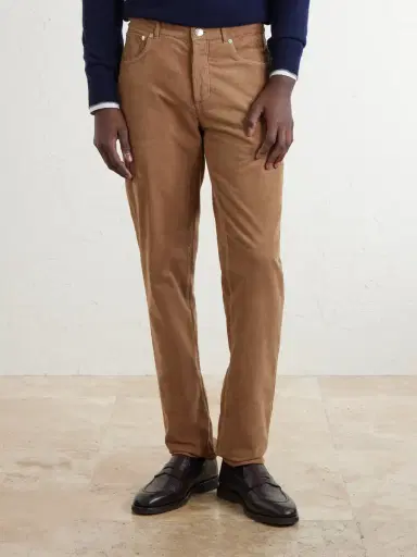 Brunello Cucinelli Straight-Leg Cotton-Corduroy Trousers - Men | Thumbnail 3 Brunello Cucinelli Straight-Leg Cotton-Corduroy Trousers - Men | Thumbnail 3