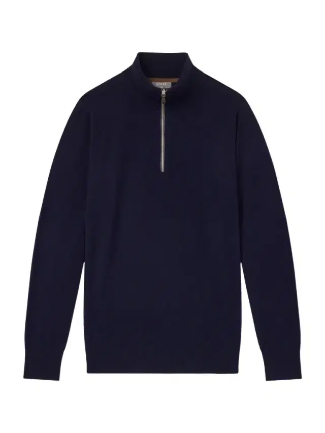 Carnaby Organic Cashmere Half-Zip Sweater - Men