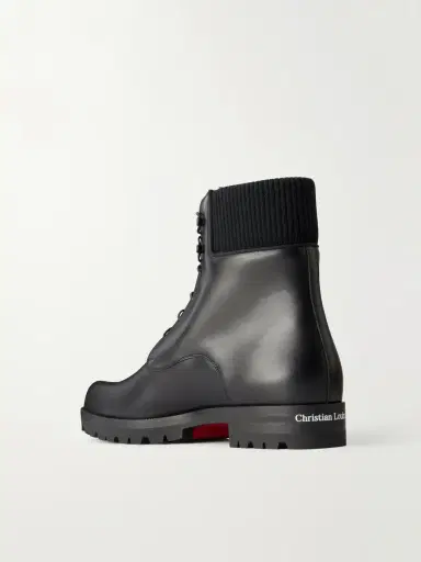 Christian Louboutin Trapman Leather Lace-Up Boots - Men | Thumbnail 4 Christian Louboutin Trapman Leather Lace-Up Boots - Men | Thumbnail 4