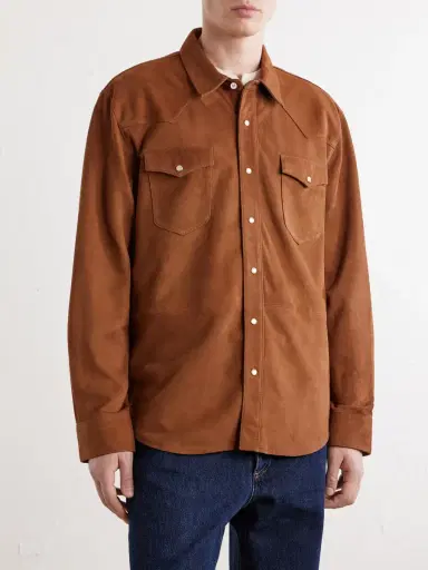 OFFICINE GÉNÉRALE Mashall Suede Jacket - Men | Thumbnail 3