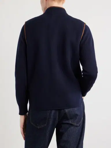 N.Peal Shaftsbury Organic Cashmere Gilet - Men | Thumbnail 4 N.Peal Shaftsbury Organic Cashmere Gilet - Men | Thumbnail 4