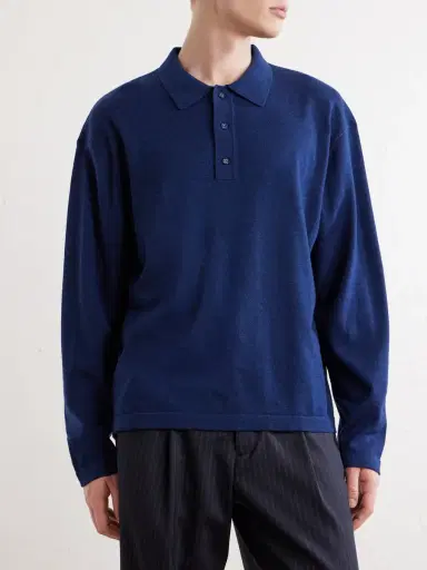 OFFICINE GÉNÉRALE Bay Merino Wool Polo Shirt - Men | Thumbnail 3 OFFICINE GÉNÉRALE Bay Merino Wool Polo Shirt - Men | Thumbnail 3