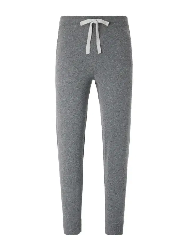 Straight-Leg Organic Cashmere Sweatpants - Men