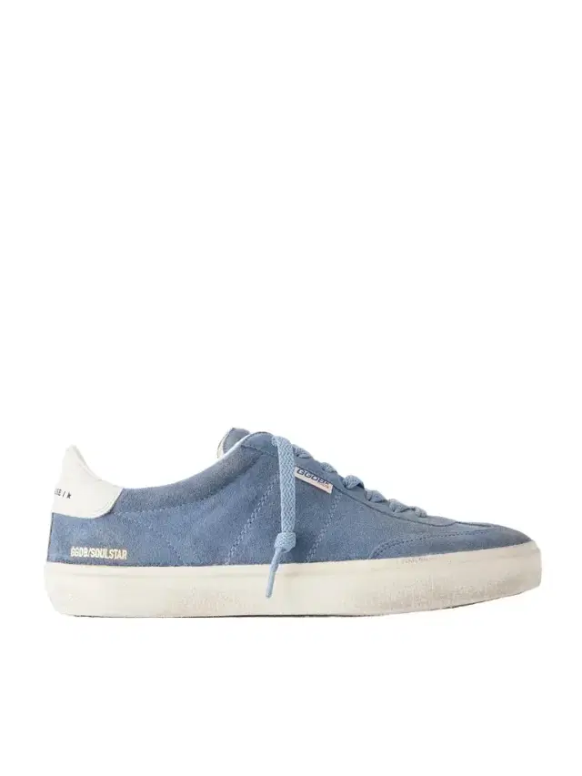 Golden Goose Soul Star Leather-Trimmed Suede Sneakers - Men