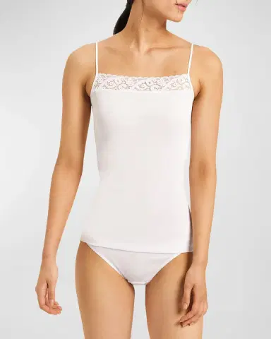 Hanro Moments Lace-Trimmed Camisole | Thumbnail 2