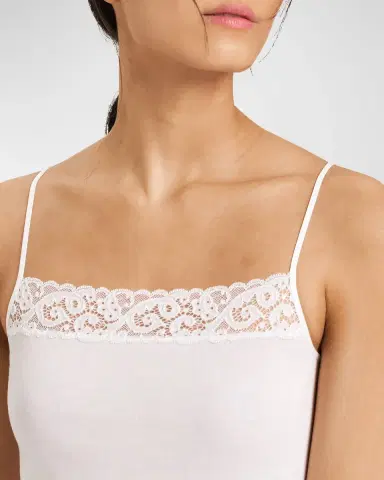 Hanro Moments Lace-Trimmed Camisole | Thumbnail 5