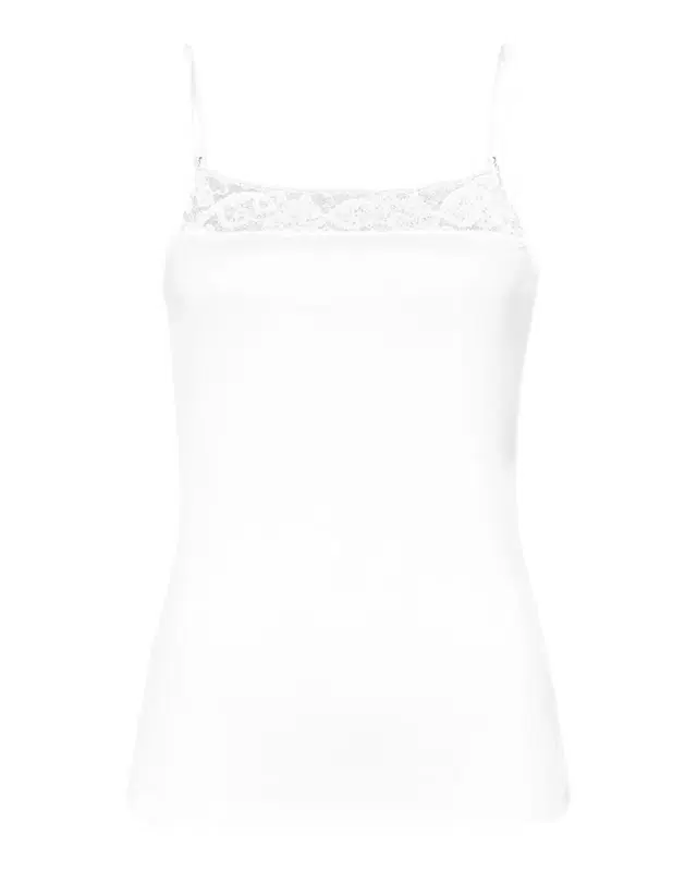 Hanro Moments Lace-Trimmed Camisole