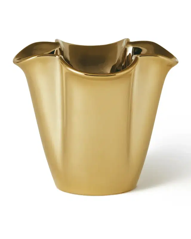 AERIN Gilded Clover Small Vase