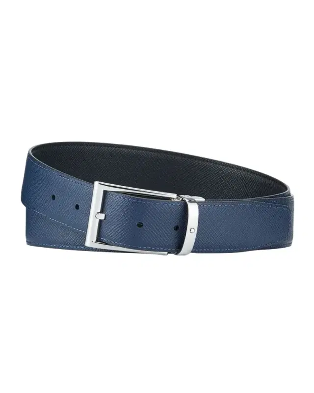 Montblanc Men 's Reversible Cut-To-Size Business Belt