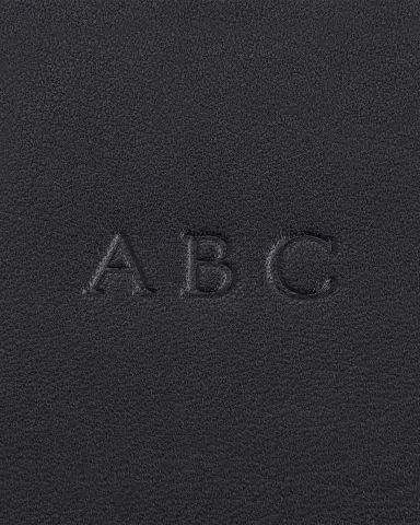 Royce New York Monogrammed Compact Leather Toiletry Bag | Thumbnail 4