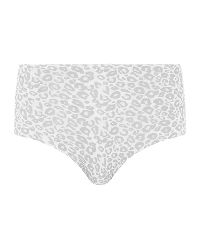 Soft Stretch High-Rise Leopard-Print Briefs