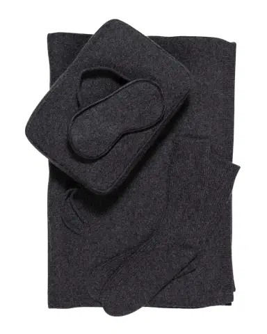 Sofia Cashmere Cashmere Cable-Knit Travel Set | Thumbnail 1