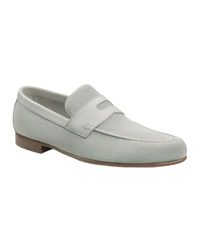Men's Soft Suede Penny Loafers