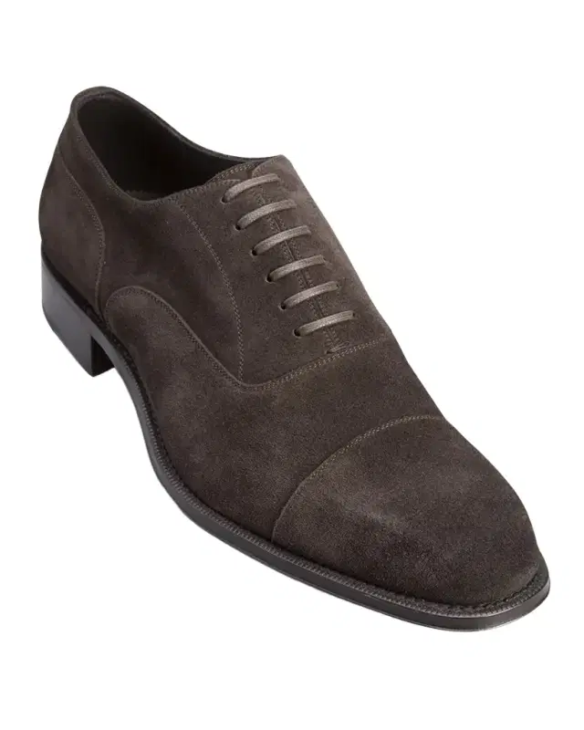 TOM FORD Men 's Claydon Suede-Leather Oxfords