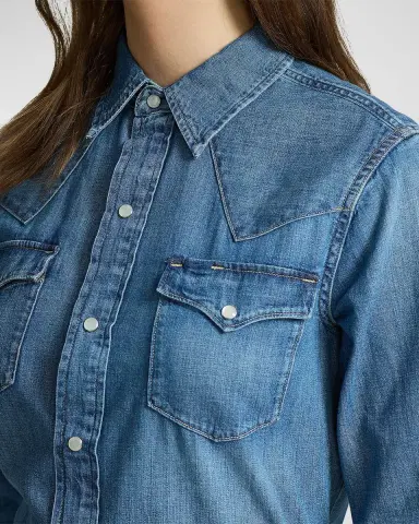 Polo Ralph Lauren Denim Western Shirt | Thumbnail 4 Polo Ralph Lauren Denim Western Shirt | Thumbnail 4
