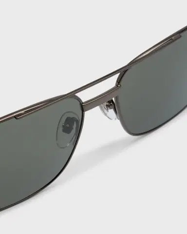 Gucci Men 's Metal Rectangle Sunglasses | Thumbnail 4