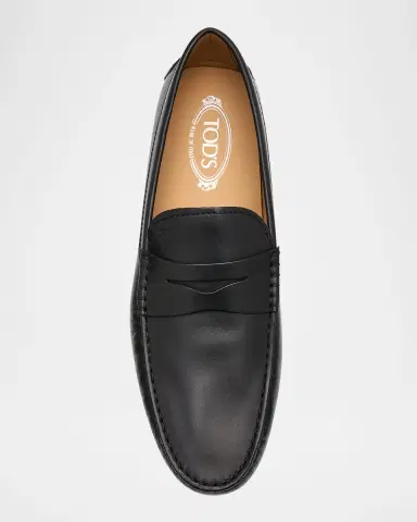 Tod's Men 's City Gommino Leather Penny Loafers | Thumbnail 4