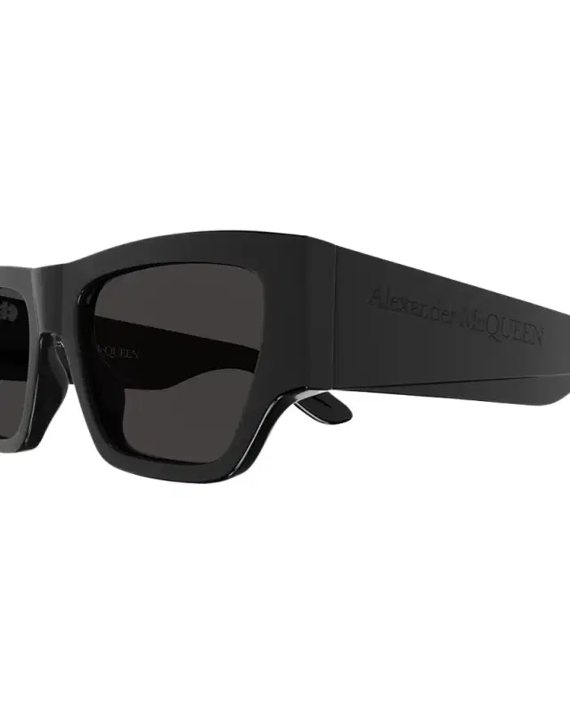 Men 's Rectangle Acetate Sunglasses with Wide Tapered Arms