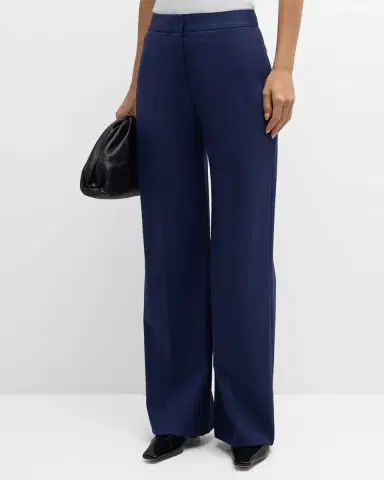 ARGENT Wide-Leg Seasonless Wool Trousers | Thumbnail 3