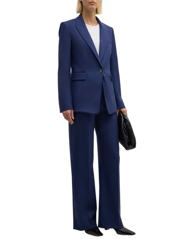 Wide-Leg Seasonless Wool Trousers
