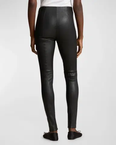 Polo Ralph Lauren The Lambskin Side-Zip Pants | Thumbnail 2