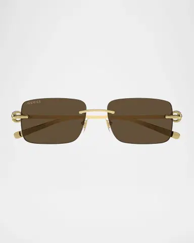 Gucci Men's GG1703SM Rimless Rectangle Sunglasses | Thumbnail 2 Gucci Men's GG1703SM Rimless Rectangle Sunglasses | Thumbnail 2