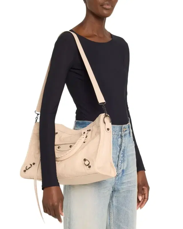 Le City Medium Leather Top-Handle Bag