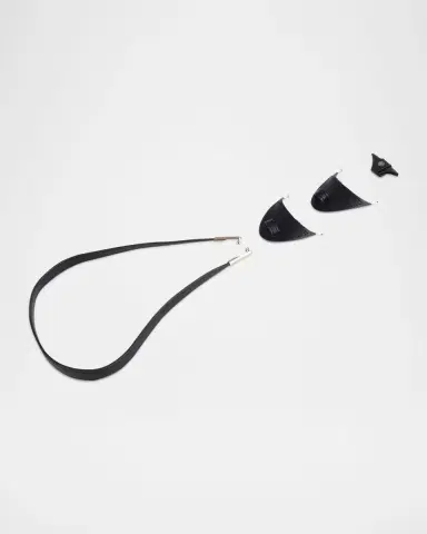 Vuarnet Men's Glacier 03 Titanium Aviator Sunglasses with Side Shields and Cord | Thumbnail 5