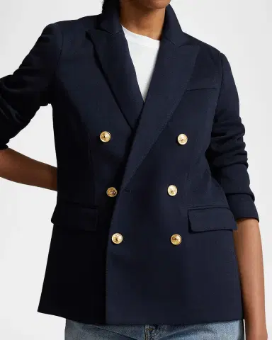 Polo Ralph Lauren Double-Breasted Knit Blazer | Thumbnail 5