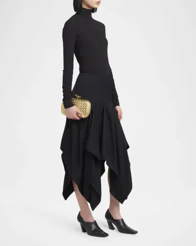 Bottega Veneta Knot Padded Metallic Leather Clutch Bag | Thumbnail 5