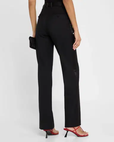 Argent High-Rise Seasonless Wool Tuxedo Trousers | Thumbnail 2 Argent High-Rise Seasonless Wool Tuxedo Trousers | Thumbnail 2