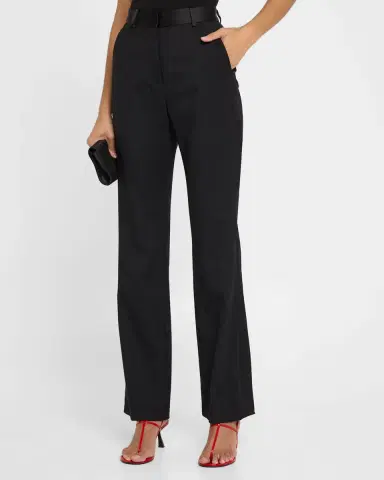 Argent High-Rise Seasonless Wool Tuxedo Trousers | Thumbnail 3 Argent High-Rise Seasonless Wool Tuxedo Trousers | Thumbnail 3