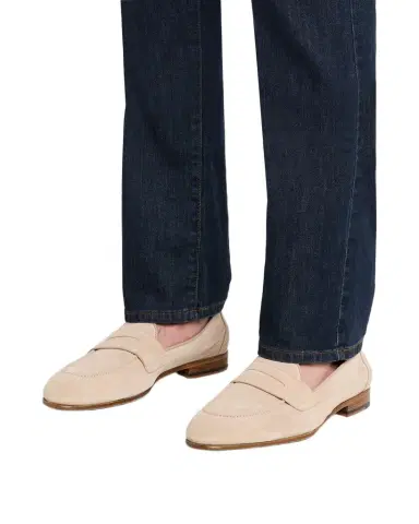 Brioni Men's Suede Penny Loafers | Thumbnail 1