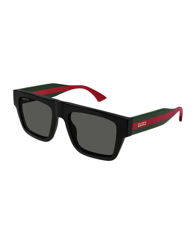 Men's GG1868SM Acetate Rectangle Sunglasses