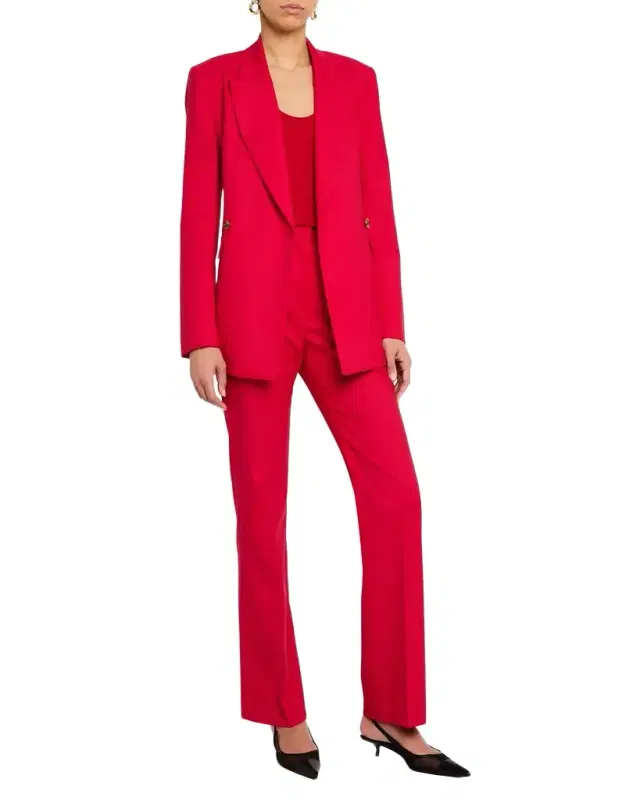 Argent Cooper Double-Breasted Seasonless Wool Blazer