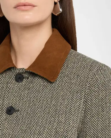 Polo Ralph Lauren Suede-Trim Herringbone Jacket | Thumbnail 3
