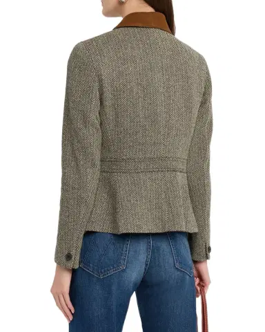 Polo Ralph Lauren Suede-Trim Herringbone Jacket | Thumbnail 1