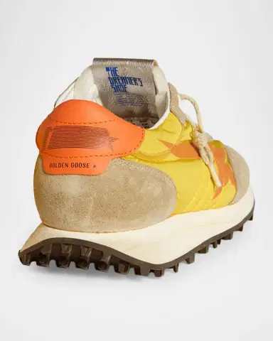 Golden Goose Running Marathon Suede Nylon Sneakers | Thumbnail 2