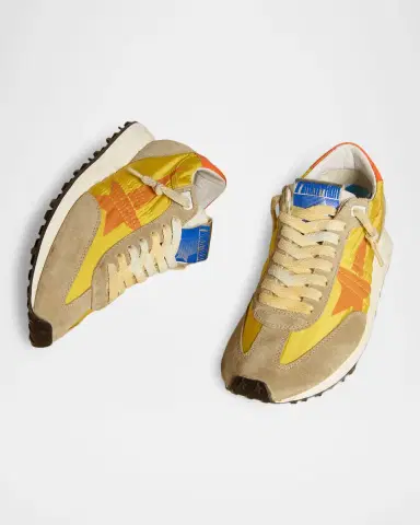 Golden Goose Running Marathon Suede Nylon Sneakers | Thumbnail 4