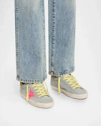 Golden Goose Super-Star Suede Low-Top Sneakers | Thumbnail 2 Golden Goose Super-Star Suede Low-Top Sneakers | Thumbnail 2