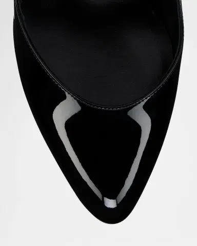 Christian Louboutin 85mm Fannylove Patent Leather Slingback Pumps | Thumbnail 2