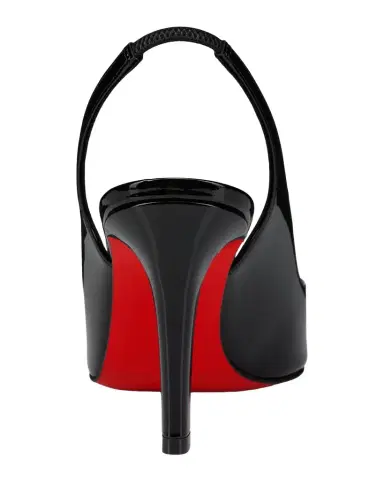 Christian Louboutin 85mm Fannylove Patent Leather Slingback Pumps | Thumbnail 1