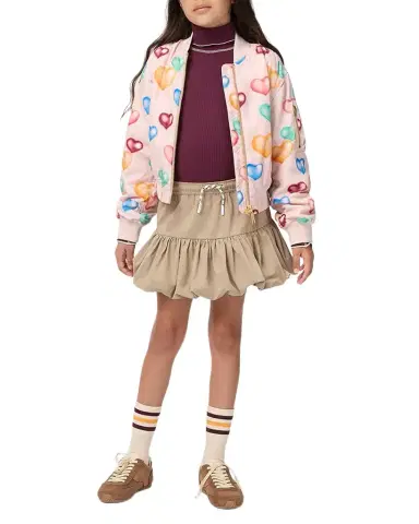 MOLO Girl's Britta Bubble Mini Skirt | Thumbnail 1