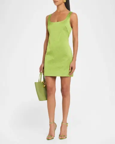 A.L.C. Faye Satin Mini Dress | Thumbnail 3 A.L.C. Faye Satin Mini Dress | Thumbnail 3