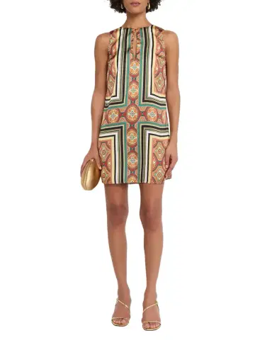 Misa Los Angeles Nour Satin Mini Dress | Thumbnail 1 Misa Los Angeles Nour Satin Mini Dress | Thumbnail 1